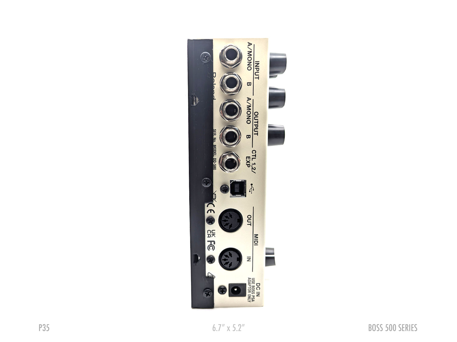 Boss 500 Series Pedal Plate