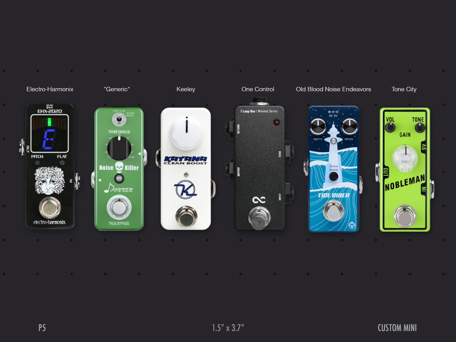 Custom Mini Pedal Plate