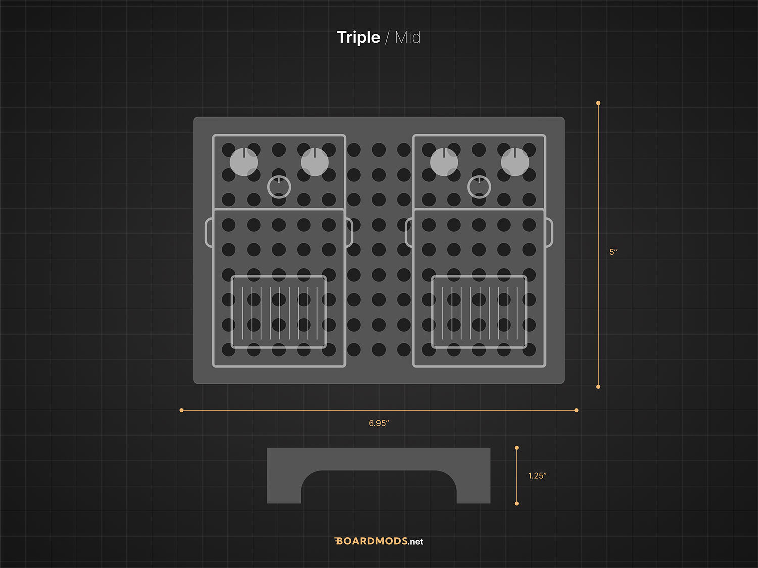 Triple / Mid Riser